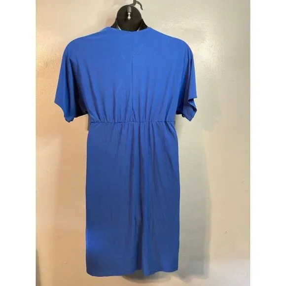 PaperDoll royal blue short sleeve dress - Picture 5 of 6